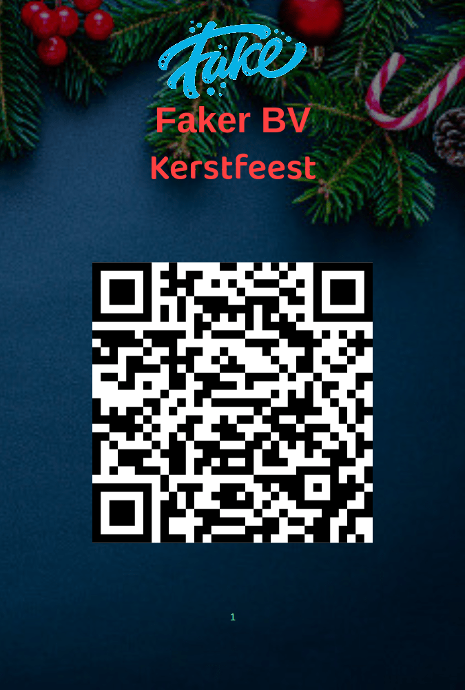 QR codes afdrukken (1 per pagina)